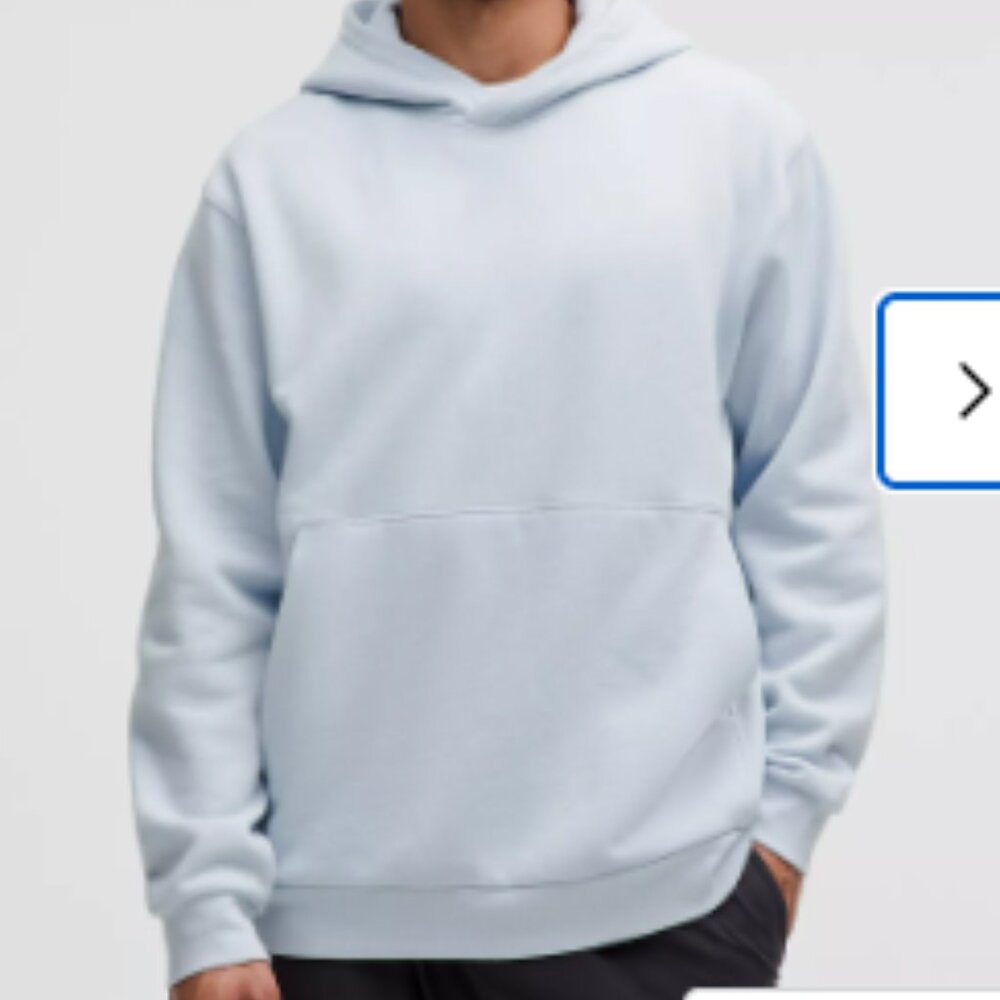 lululemon steady state pullover hoodie starch blue M